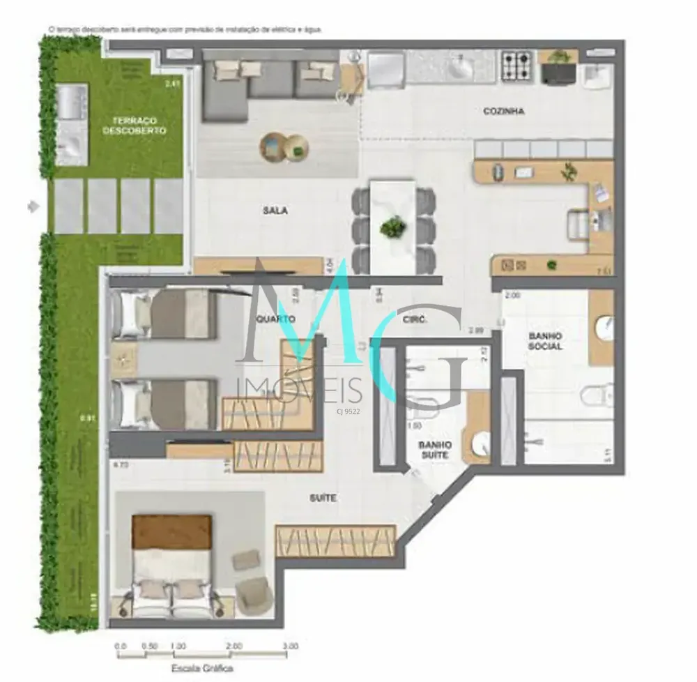Apartamento, 3 quartos, 81 m² - Foto 42