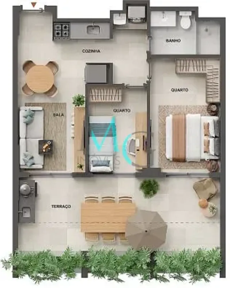Apartamento, 2 quartos, 109 m² - Foto 56