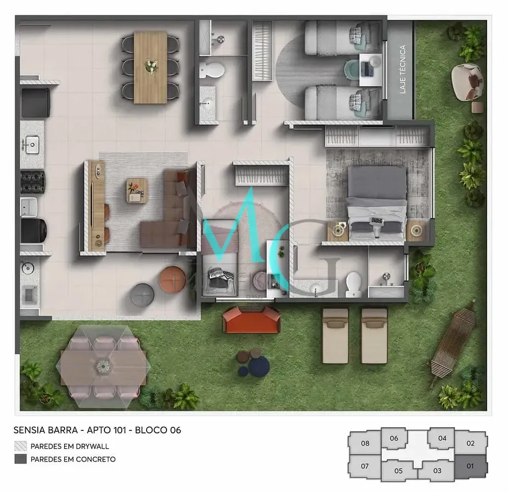 Apartamento, 3 quartos, 66 m² - Foto 50