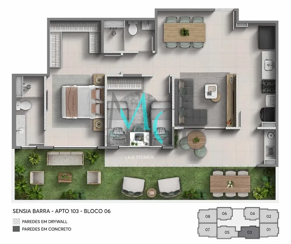 Apartamento, 3 quartos, 66 m² - Foto 49