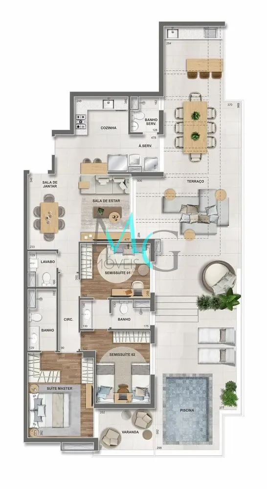 Apartamento, 3 quartos, 88 m² - Foto 123