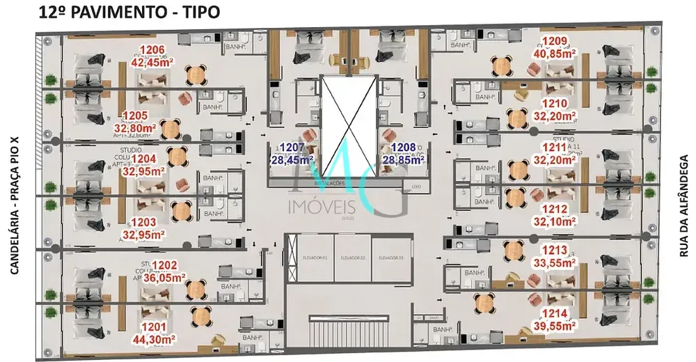 Apartamento, 1 quarto, 40 m² - Foto 26