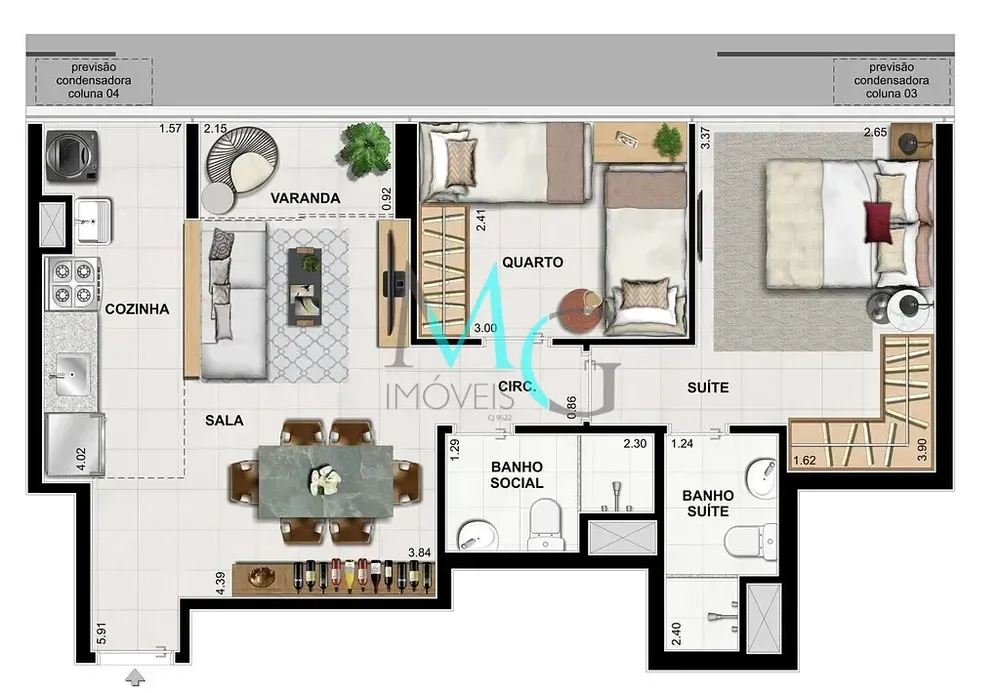 Apartamento, 3 quartos, 66 m² - Foto 30
