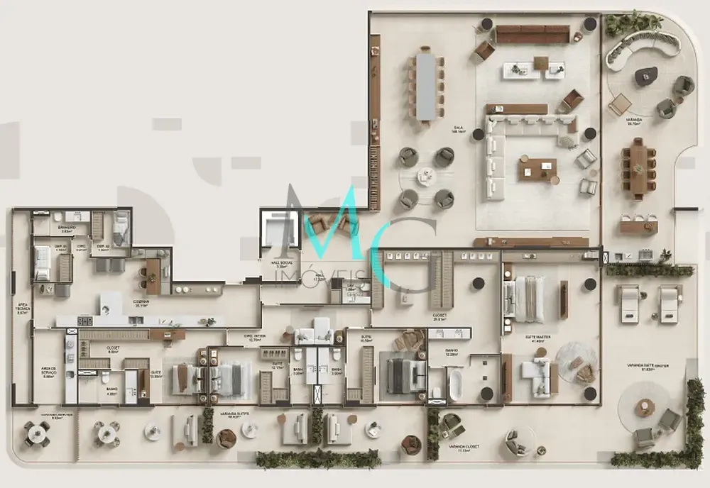 Apartamento, 4 quartos, 642 m² - Foto 37