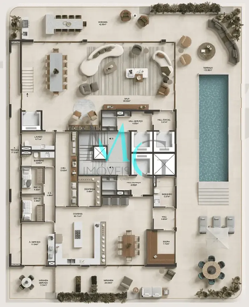 Apartamento, 4 quartos, 642 m² - Foto 42