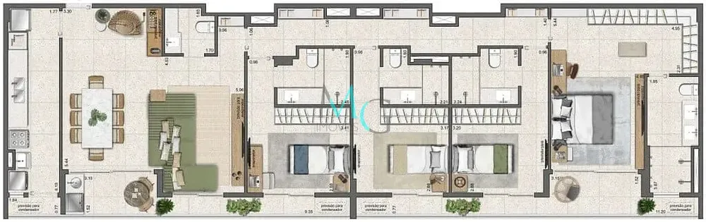 Apartamento, 3 quartos, 96 m² - Foto 39