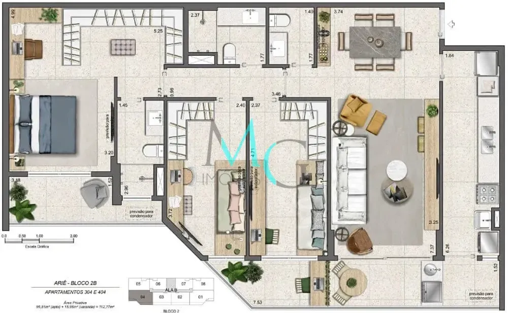 Apartamento, 3 quartos, 96 m² - Foto 38