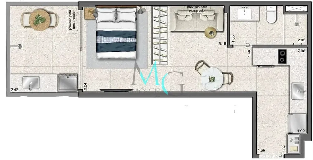 Apartamento, 3 quartos, 96 m² - Foto 28