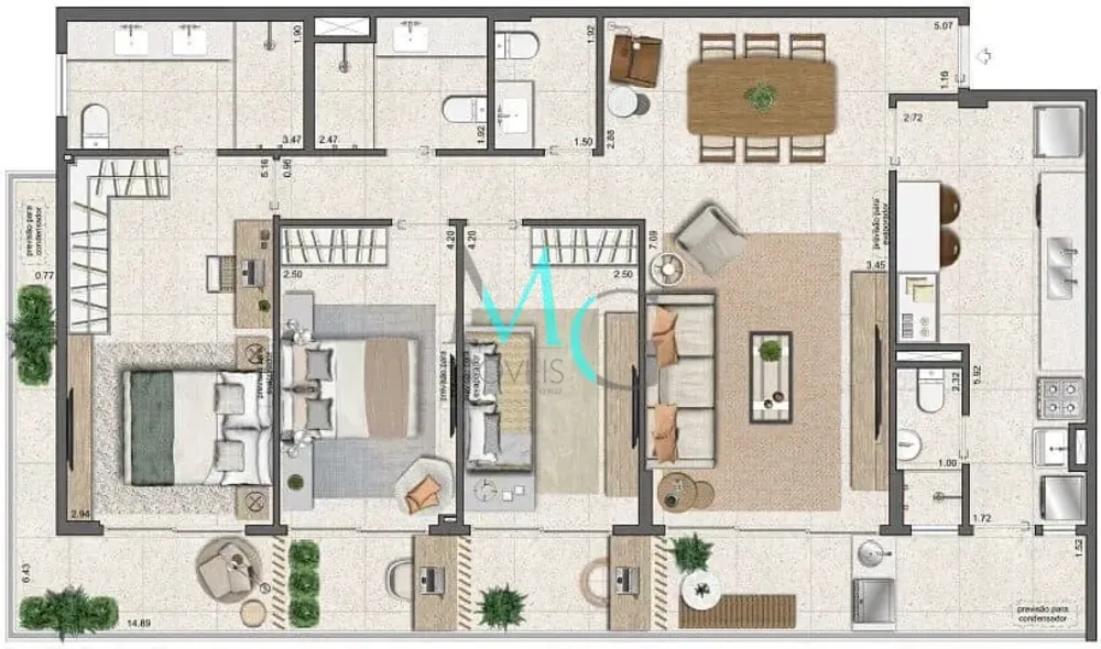 Apartamento, 3 quartos, 96 m² - Foto 35