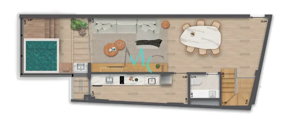 Apartamento, 1 quarto, 43 m² - Foto 18