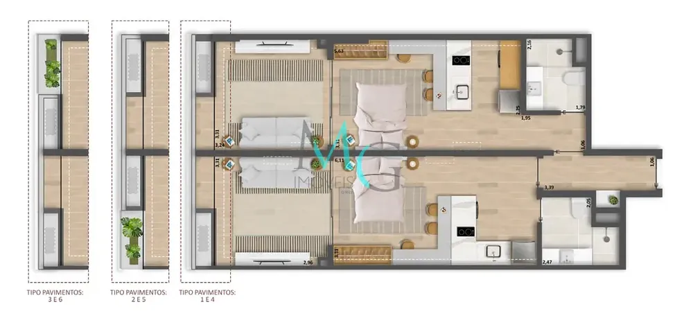 Apartamento, 1 quarto, 43 m² - Foto 28