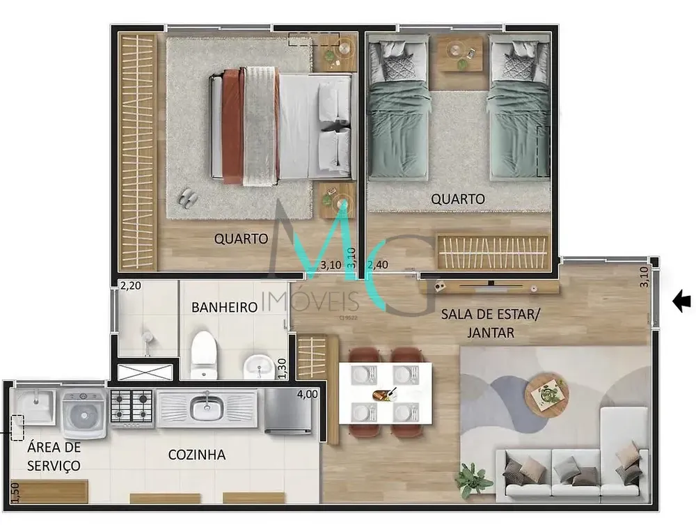 Apartamento, 2 quartos, 81 m² - Foto 17