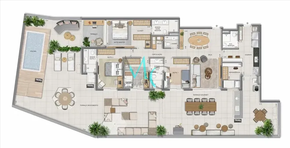 Apartamento, 4 quartos, 170 m² - Foto 103