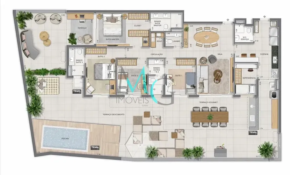 Apartamento, 4 quartos, 170 m² - Foto 95