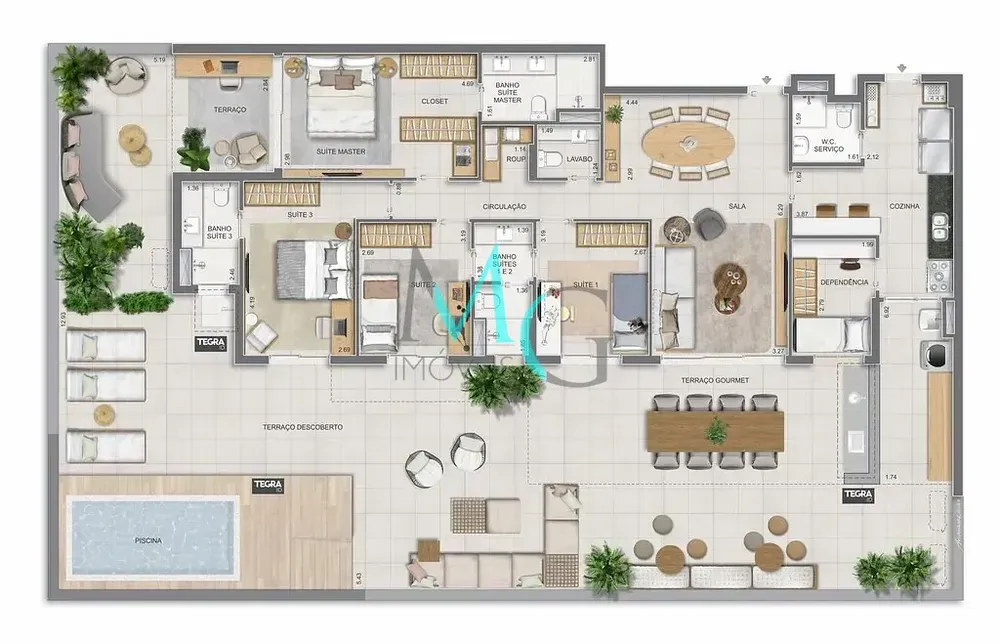 Apartamento, 4 quartos, 170 m² - Foto 93