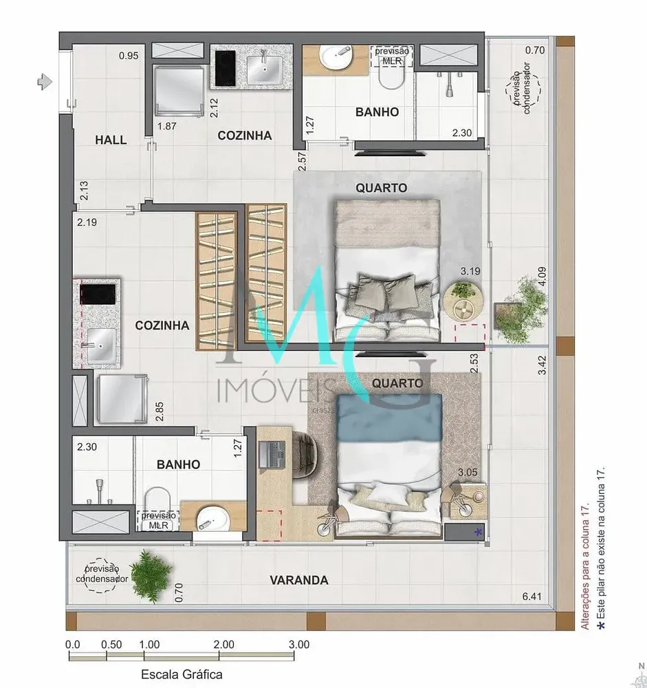 Apartamento, 2 quartos, 95 m² - Foto 52