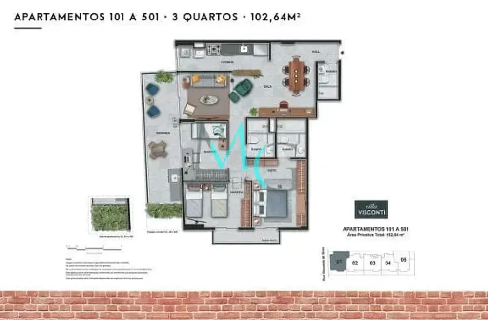 Apartamento, 2 quartos, 84 m² - Foto 32