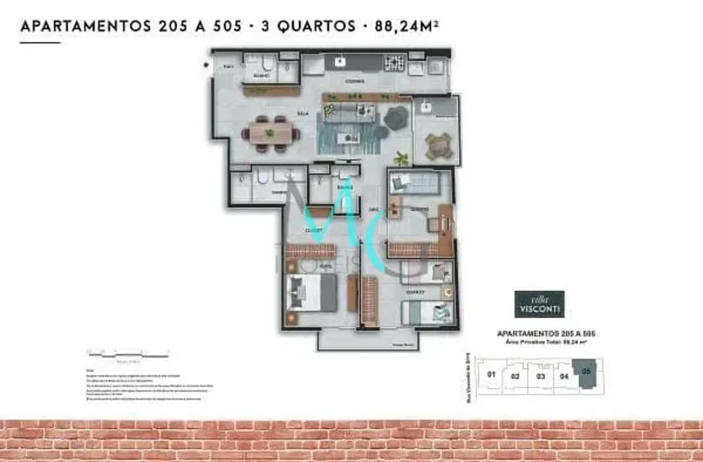 Apartamento, 2 quartos, 84 m² - Foto 12