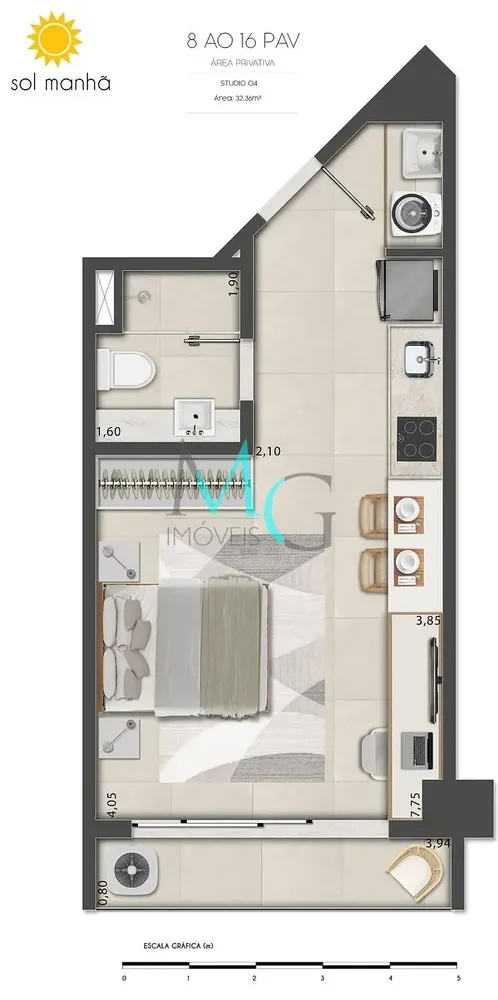 Apartamento, 1 quarto, 52 m² - Foto 85
