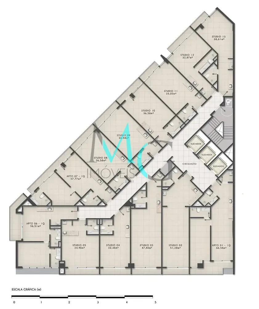 Apartamento, 1 quarto, 52 m² - Foto 81