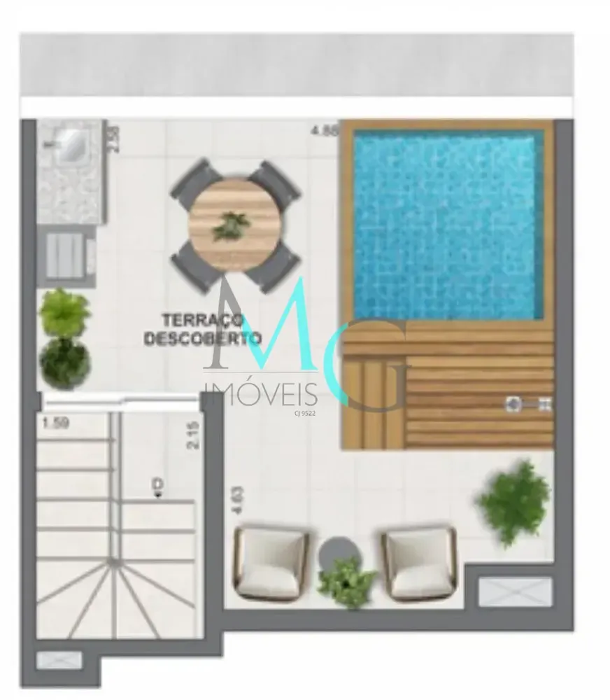 Apartamento, 1 quarto, 35 m² - Foto 34