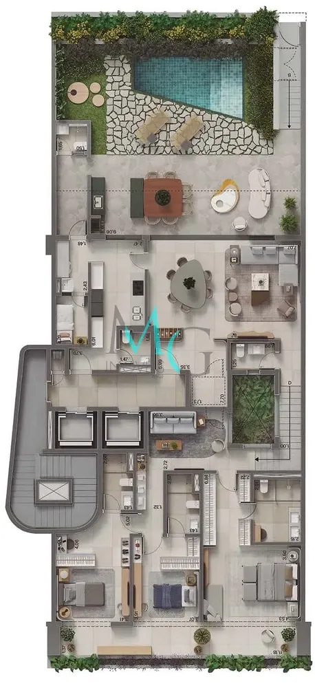 Apartamento, 4 quartos, 321 m² - Foto 21
