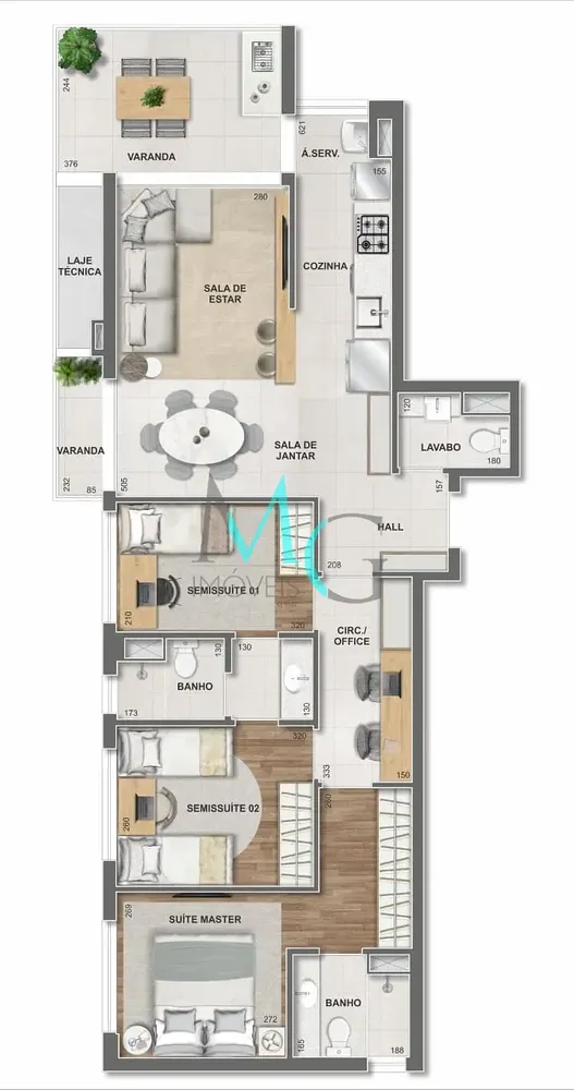Apartamento, 2 quartos, 68 m² - Foto 115