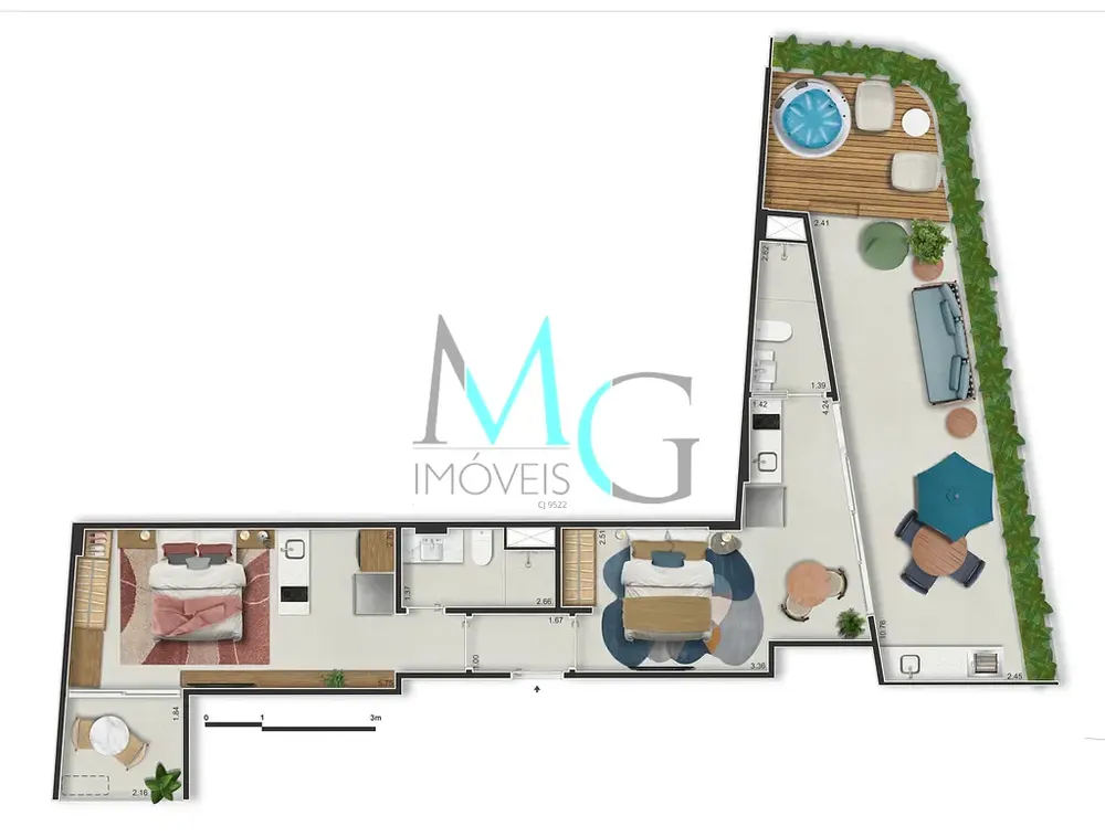 Apartamento, 2 quartos, 41 m² - Foto 81