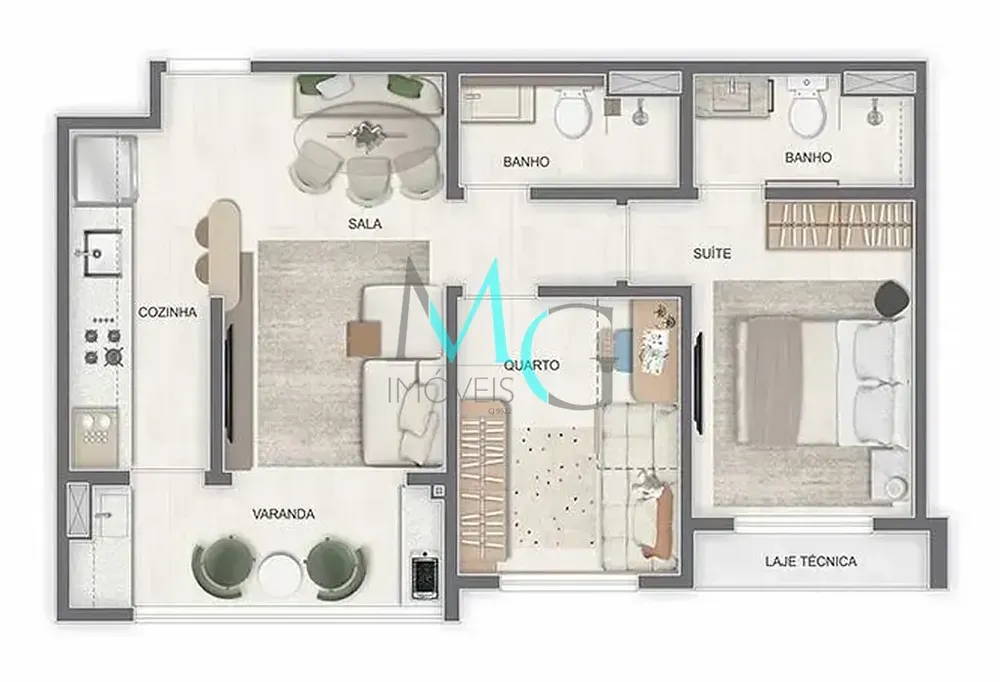 Apartamento, 3 quartos, 68 m² - Foto 39