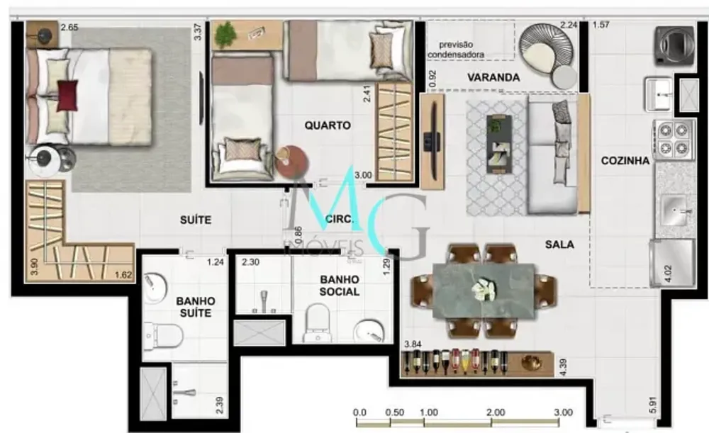 Apartamento, 3 quartos, 65 m² - Foto 11