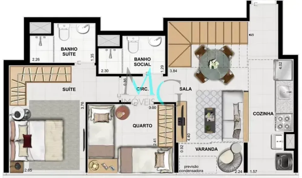 Apartamento, 3 quartos, 65 m² - Foto 17