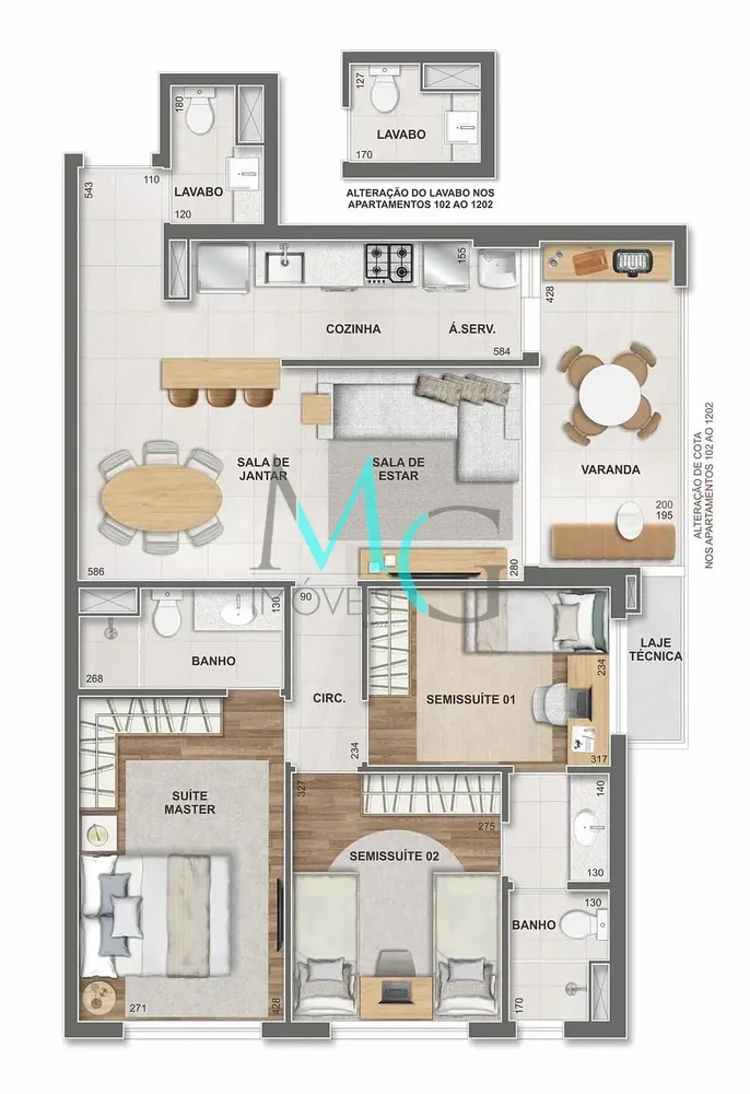 Apartamento, 2 quartos, 66 m² - Foto 112