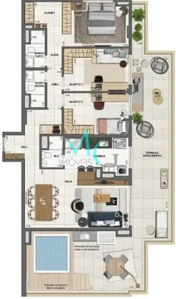 Apartamento, 3 quartos, 242 m² - Foto 66