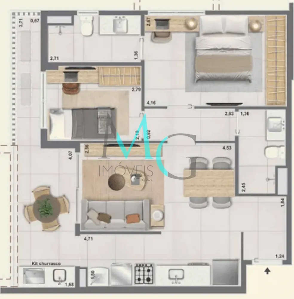 Cobertura, 4 quartos, 215 m² - Foto 106