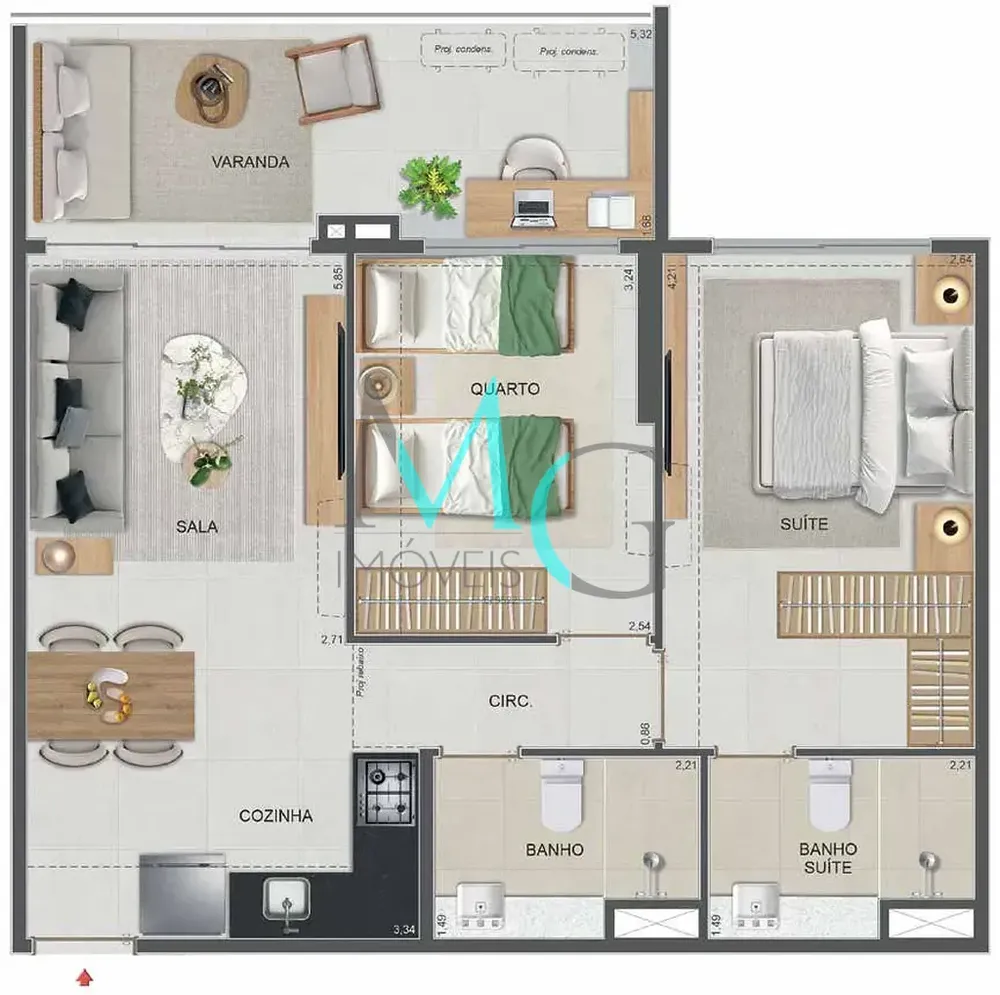 Cobertura, 4 quartos, 177 m² - Foto 40