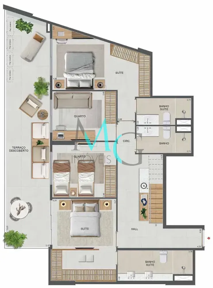 Cobertura, 4 quartos, 177 m² - Foto 114