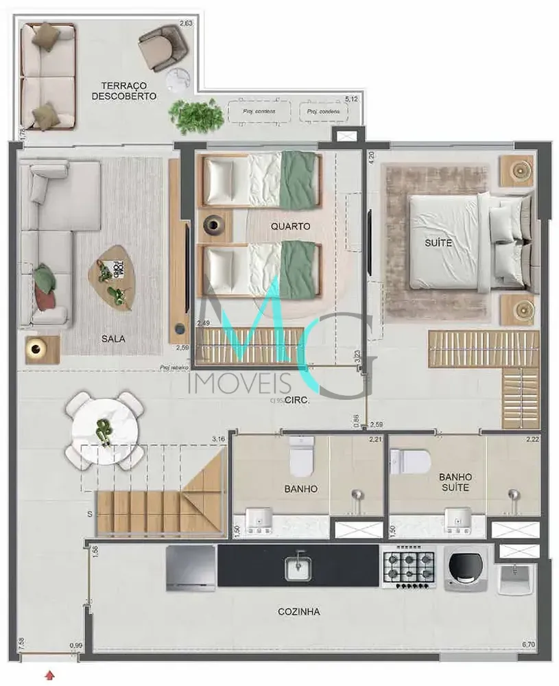 Cobertura, 4 quartos, 177 m² - Foto 78