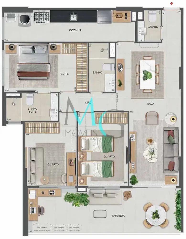 Cobertura, 4 quartos, 177 m² - Foto 72