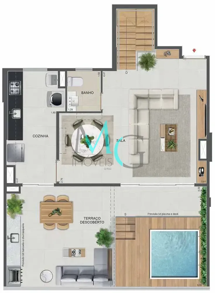 Cobertura, 4 quartos, 177 m² - Foto 99