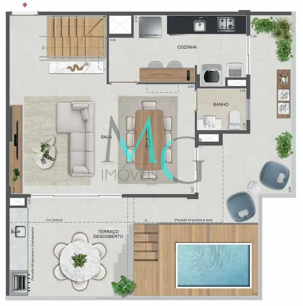 Cobertura, 4 quartos, 177 m² - Foto 111