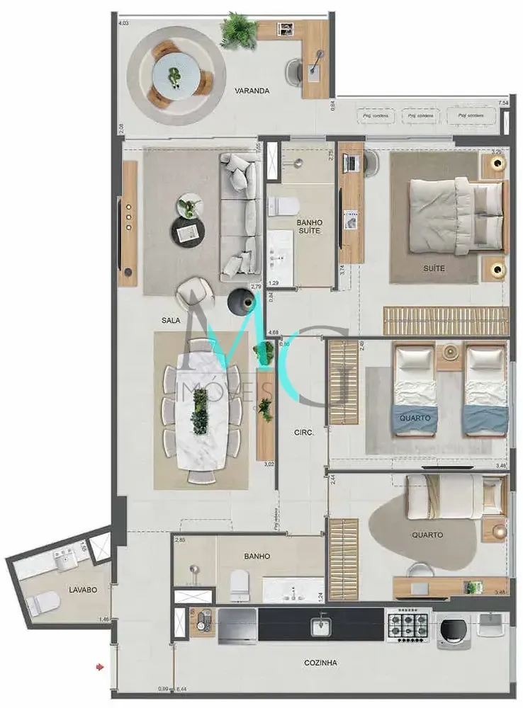 Cobertura, 4 quartos, 177 m² - Foto 70