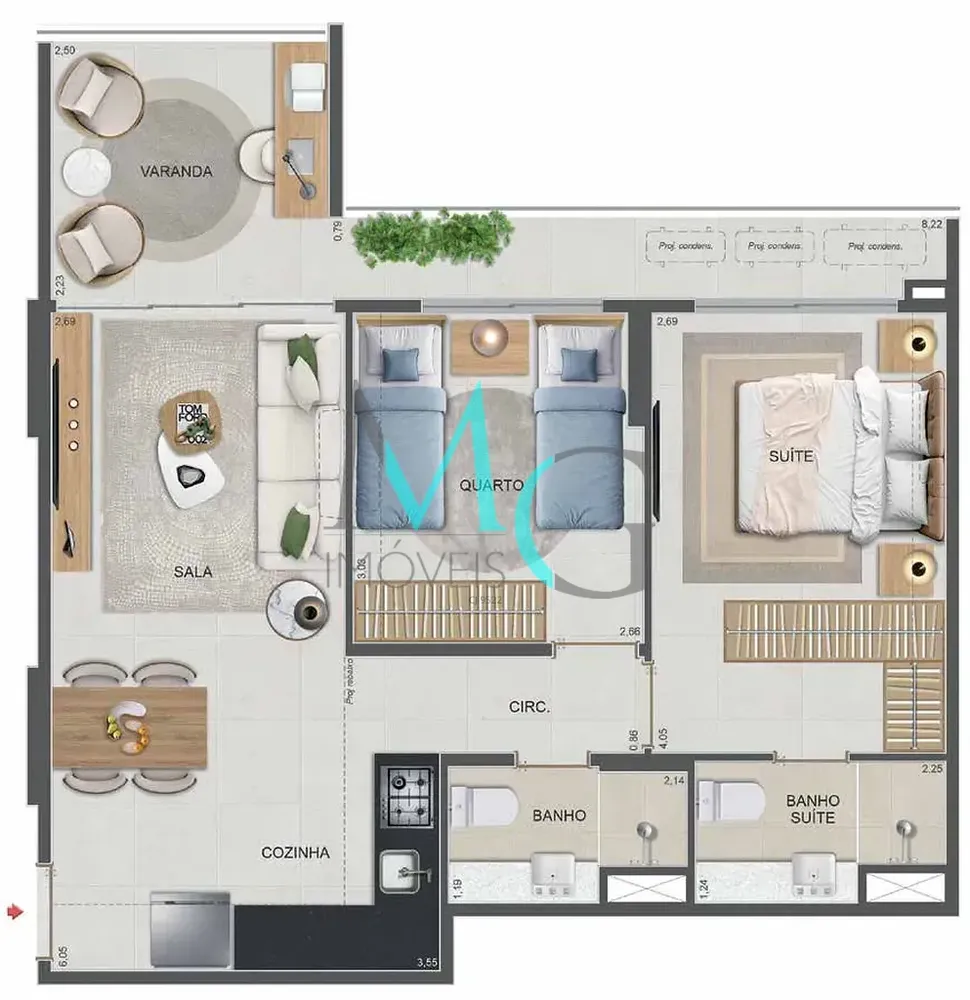 Cobertura, 4 quartos, 177 m² - Foto 41
