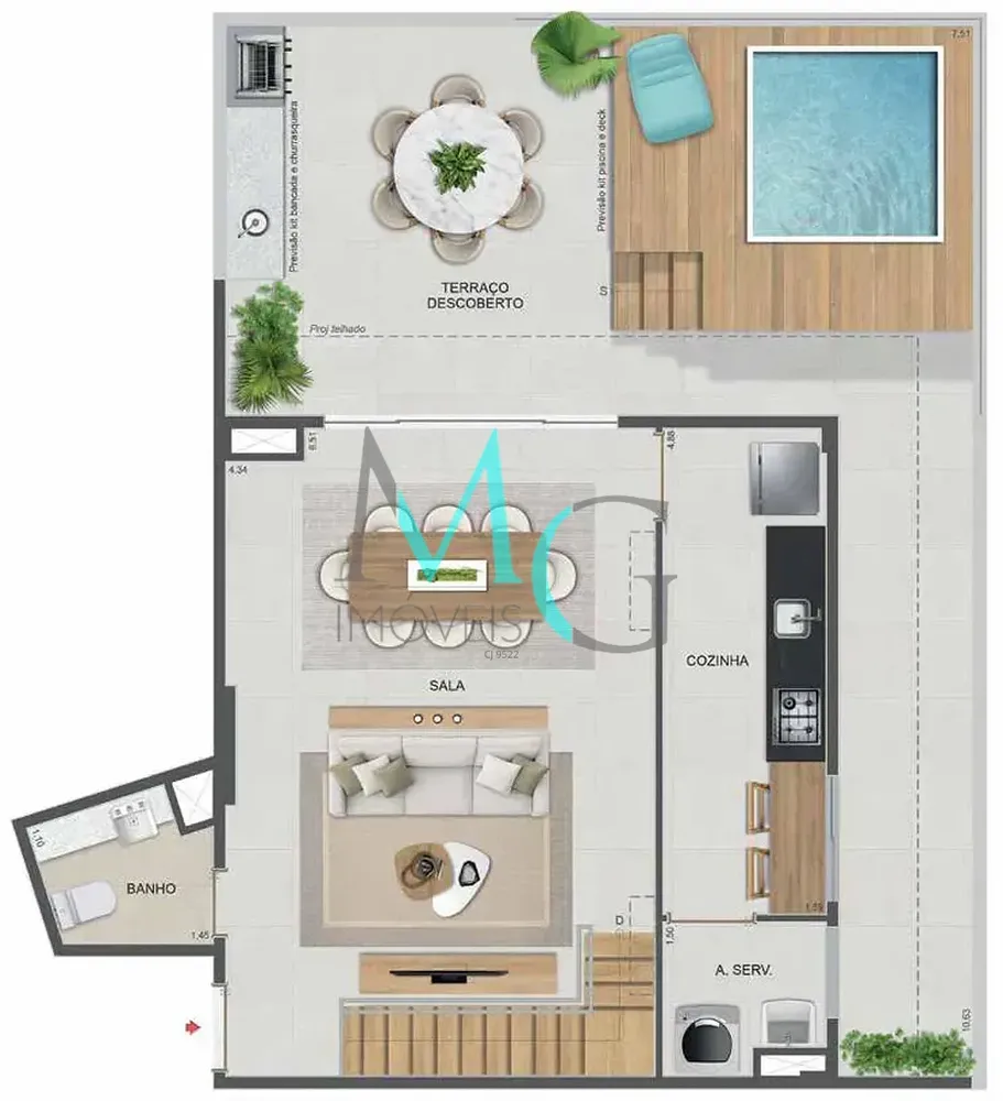 Cobertura, 4 quartos, 177 m² - Foto 113