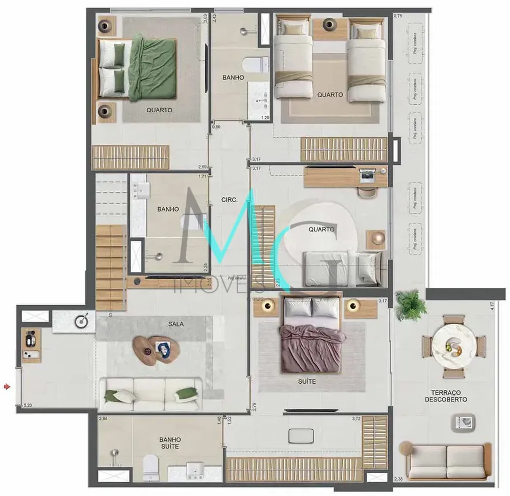 Cobertura, 4 quartos, 177 m² - Foto 106