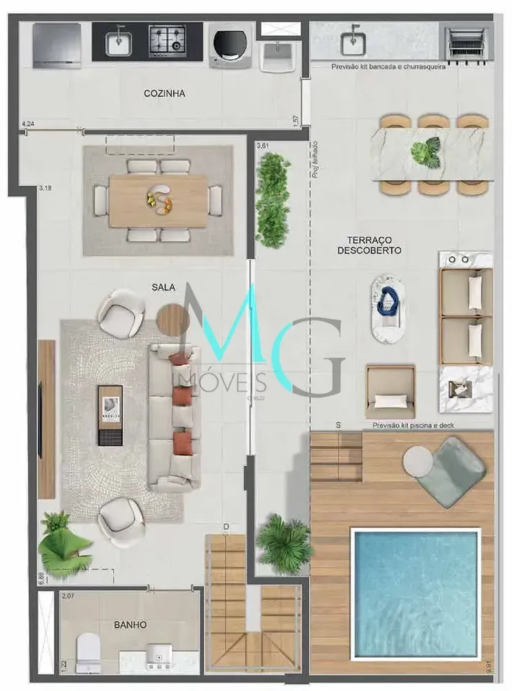 Cobertura, 4 quartos, 177 m² - Foto 91