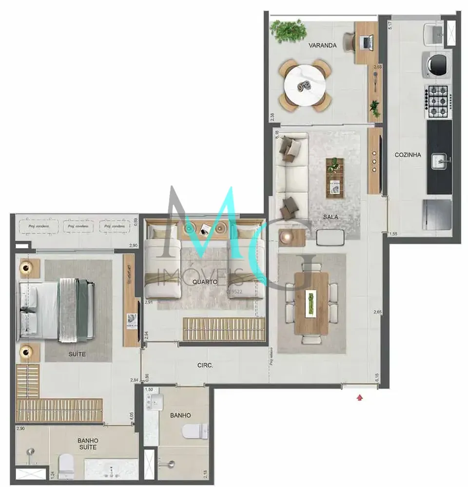 Cobertura, 4 quartos, 177 m² - Foto 57