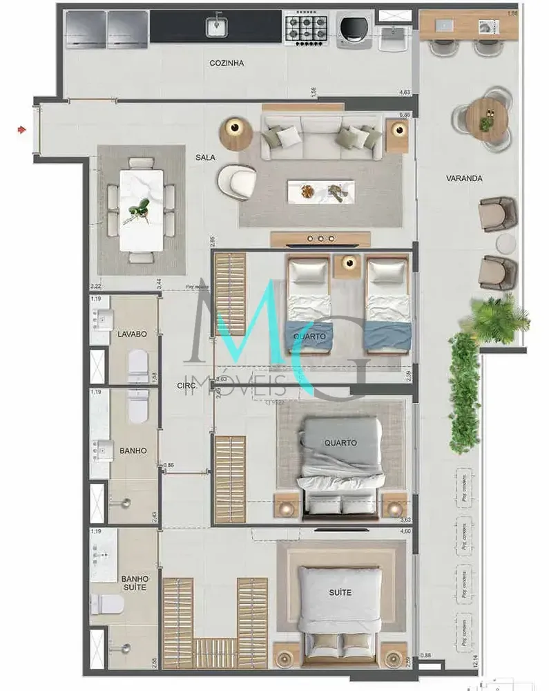 Cobertura, 4 quartos, 177 m² - Foto 65