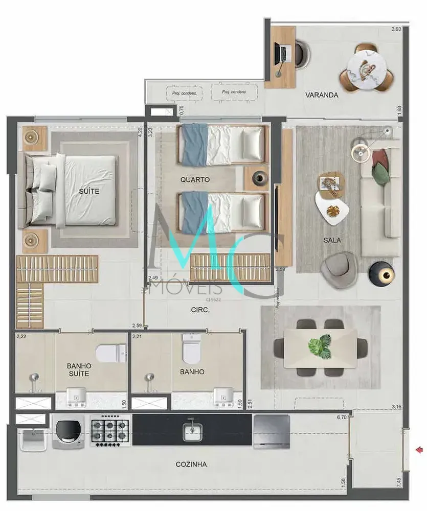 Cobertura, 4 quartos, 177 m² - Foto 53
