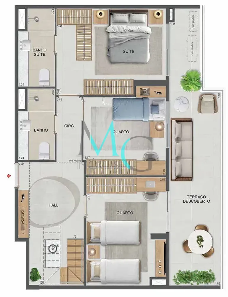 Cobertura, 4 quartos, 177 m² - Foto 90