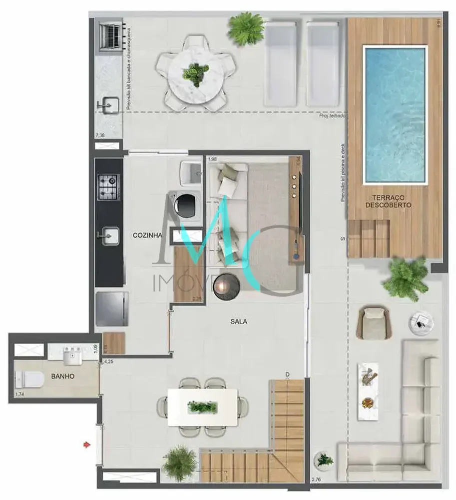 Cobertura, 4 quartos, 177 m² - Foto 109